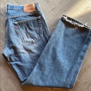 Levi’s 529 Low Rise Straight Blue Jeans 34x30